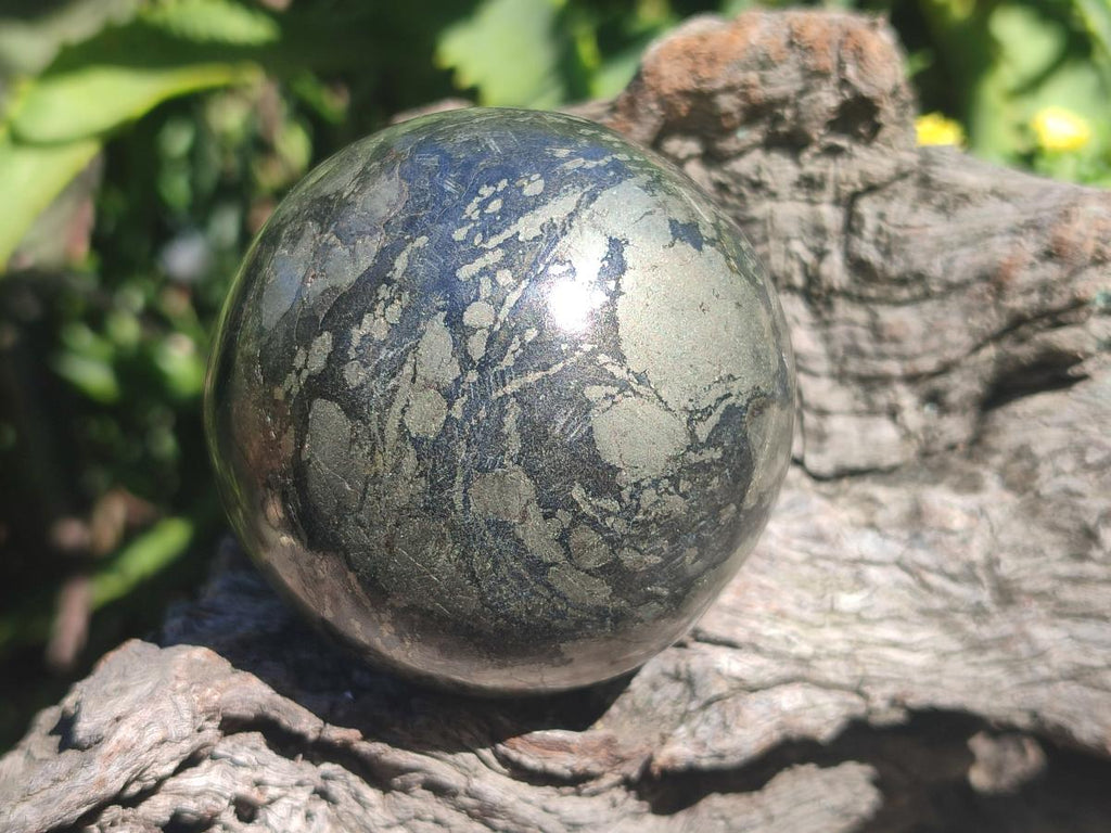 Polished Basalt Pharaoh Stone Spheres x 3 From Iron Duke Mine, Zimbabwe - Toprock Gemstones and Minerals 