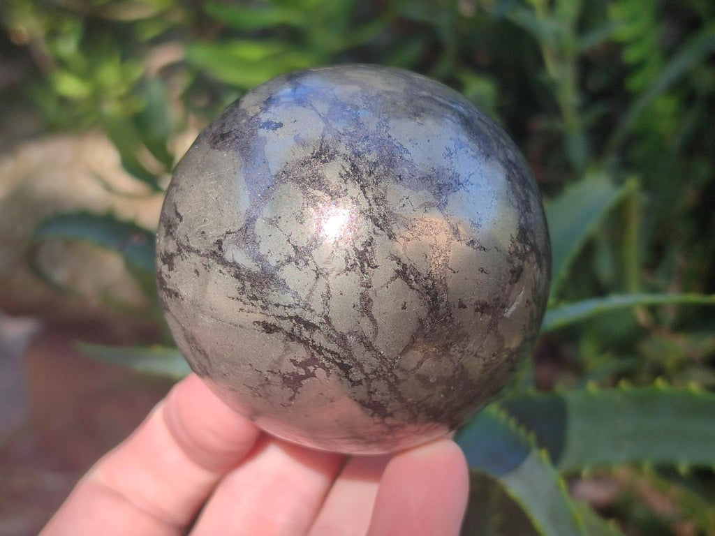Polished Basalt Pharaoh Stone Spheres x 3 From Iron Duke Mine, Zimbabwe - Toprock Gemstones and Minerals 