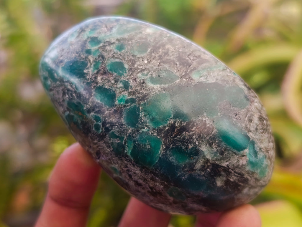 Polished Emerald Mica 'Mutokolite' Free Forms x 6 From Mutoko, Zimbabwe - Toprock Gemstones and Minerals 