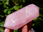 Polished Double Terminated Gemmy Rose Quartz Crystals x 12 From Madagascar - Toprock Gemstones and Minerals 