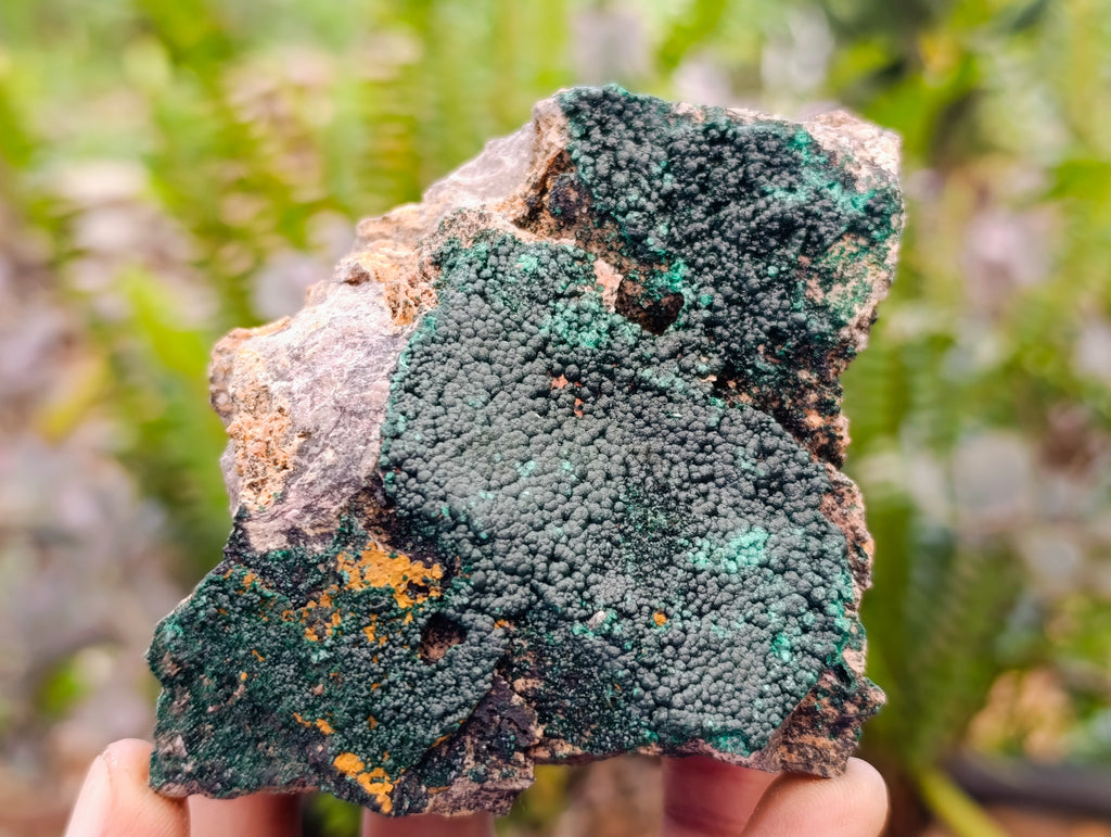 Natural Fine Botryoidal Crystalline Malachite Specimens x 3 From Tenke Fungurume, Congo - Toprock Gemstones and Minerals 