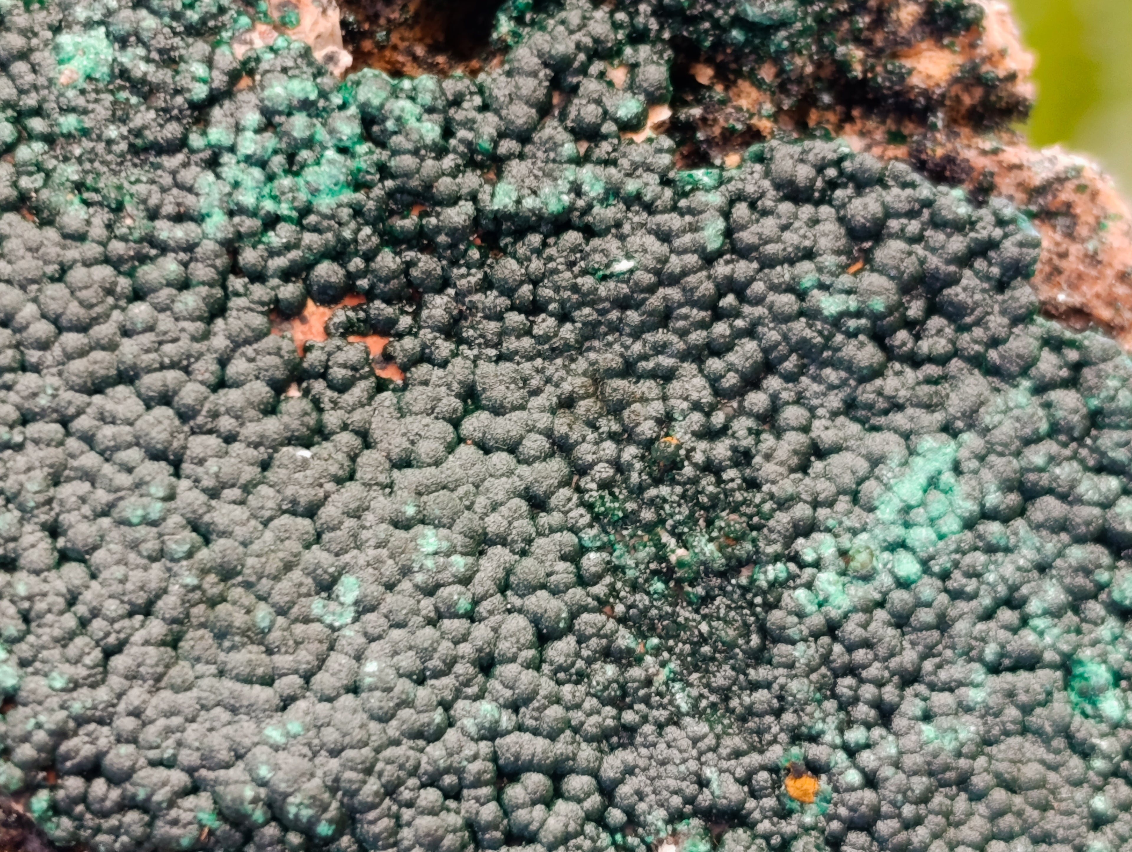 Natural Fine Botryoidal Crystalline Malachite Specimens x 3 From Tenke Fungurume, Congo - Toprock Gemstones and Minerals 