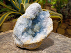 Natural Large Blue Celestite Geode Specimen x 1 From Sakoany, Madagascar - Toprock Gemstones and Minerals 
