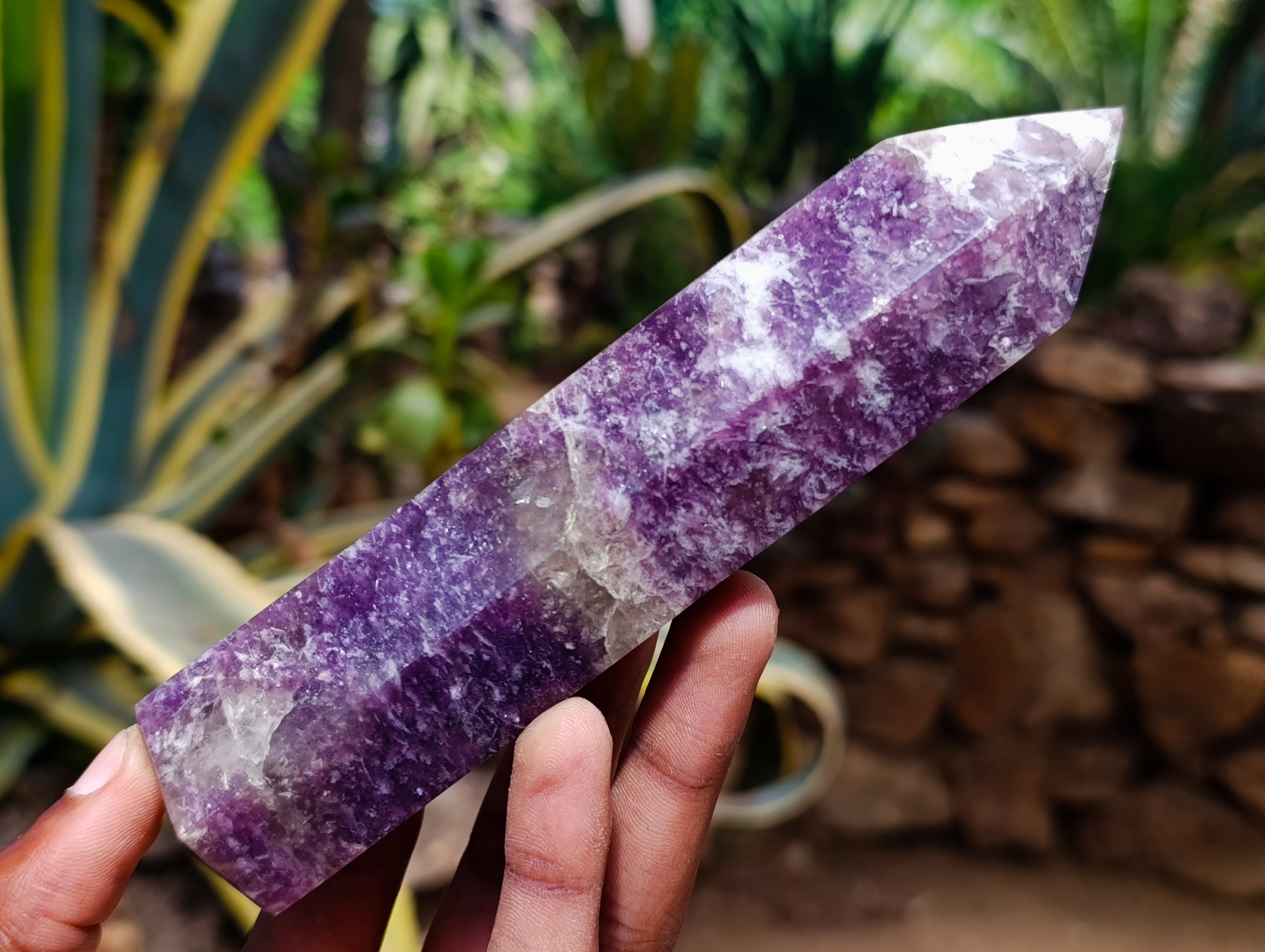 Polished Lepidolite Display Crystals x 7 From Ambatondrazaka, Madagascar - Toprock Gemstones and Minerals 