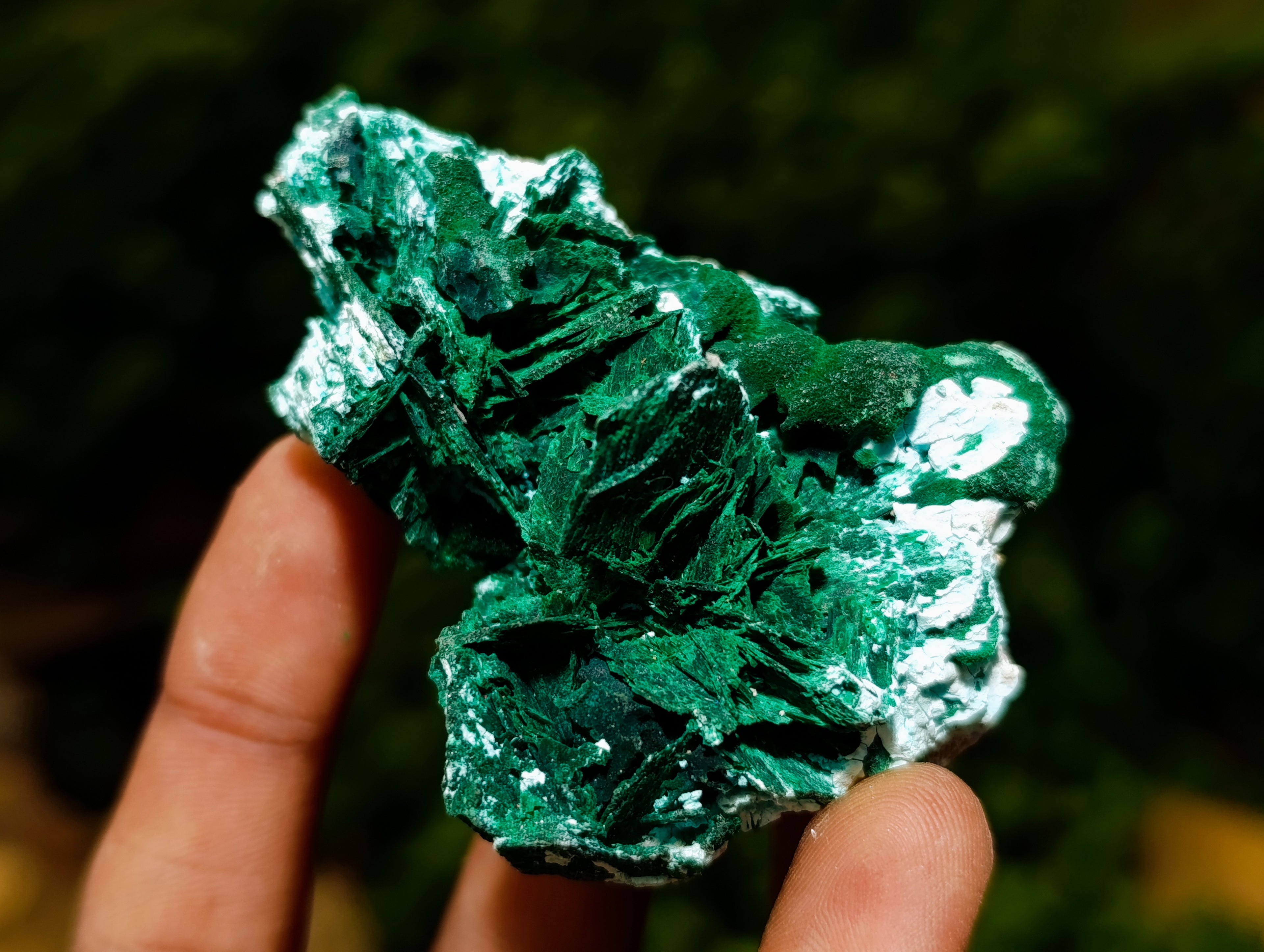Natural Rare Malachite Pseudomorph Specimens with Associated x 12 From Kolwezi, Congo - Toprock Gemstones and Minerals 