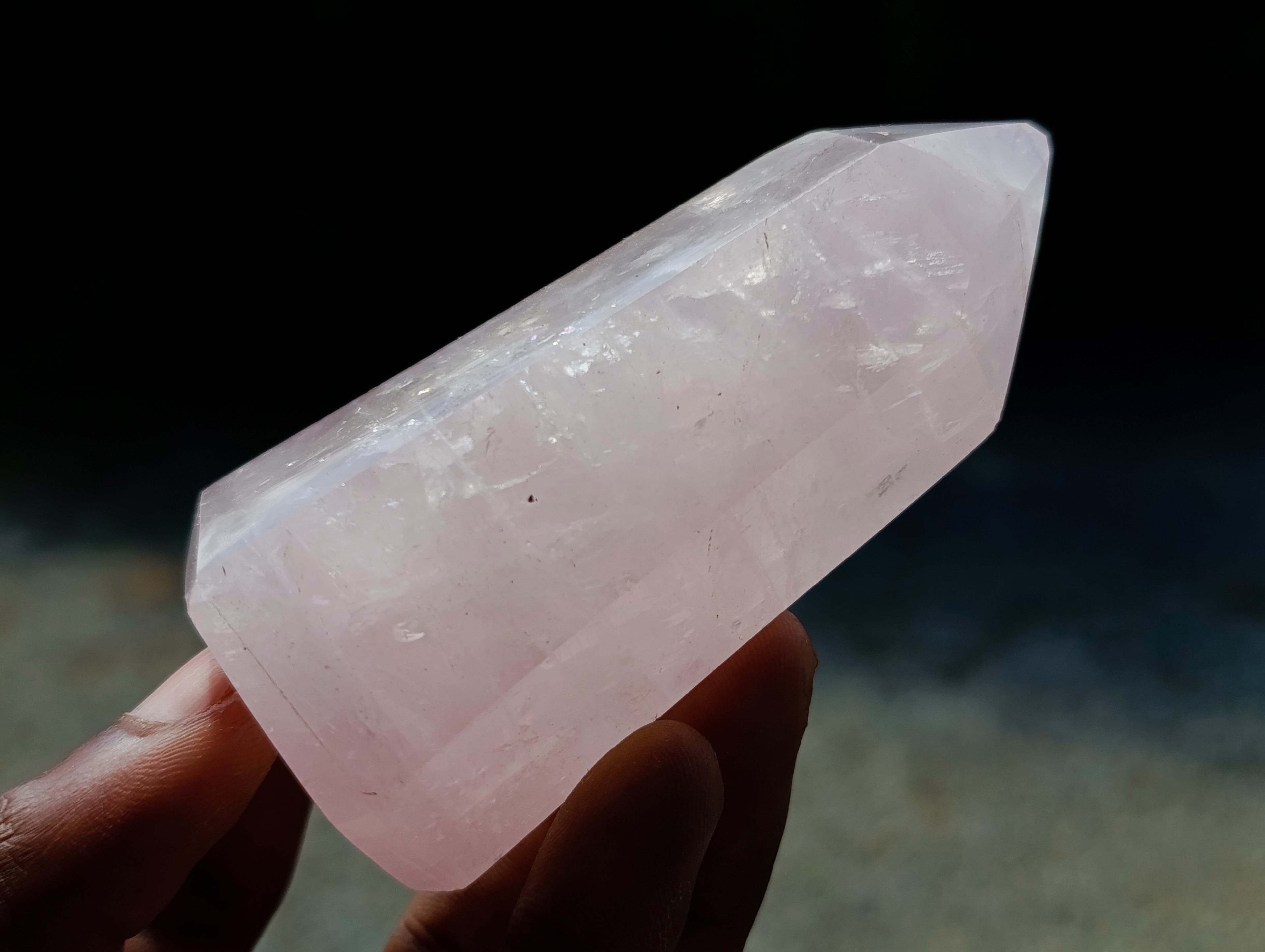 Polished Gemmy Rose Quartz Crystals x 6 From Madagascar - Toprock Gemstones and Minerals 