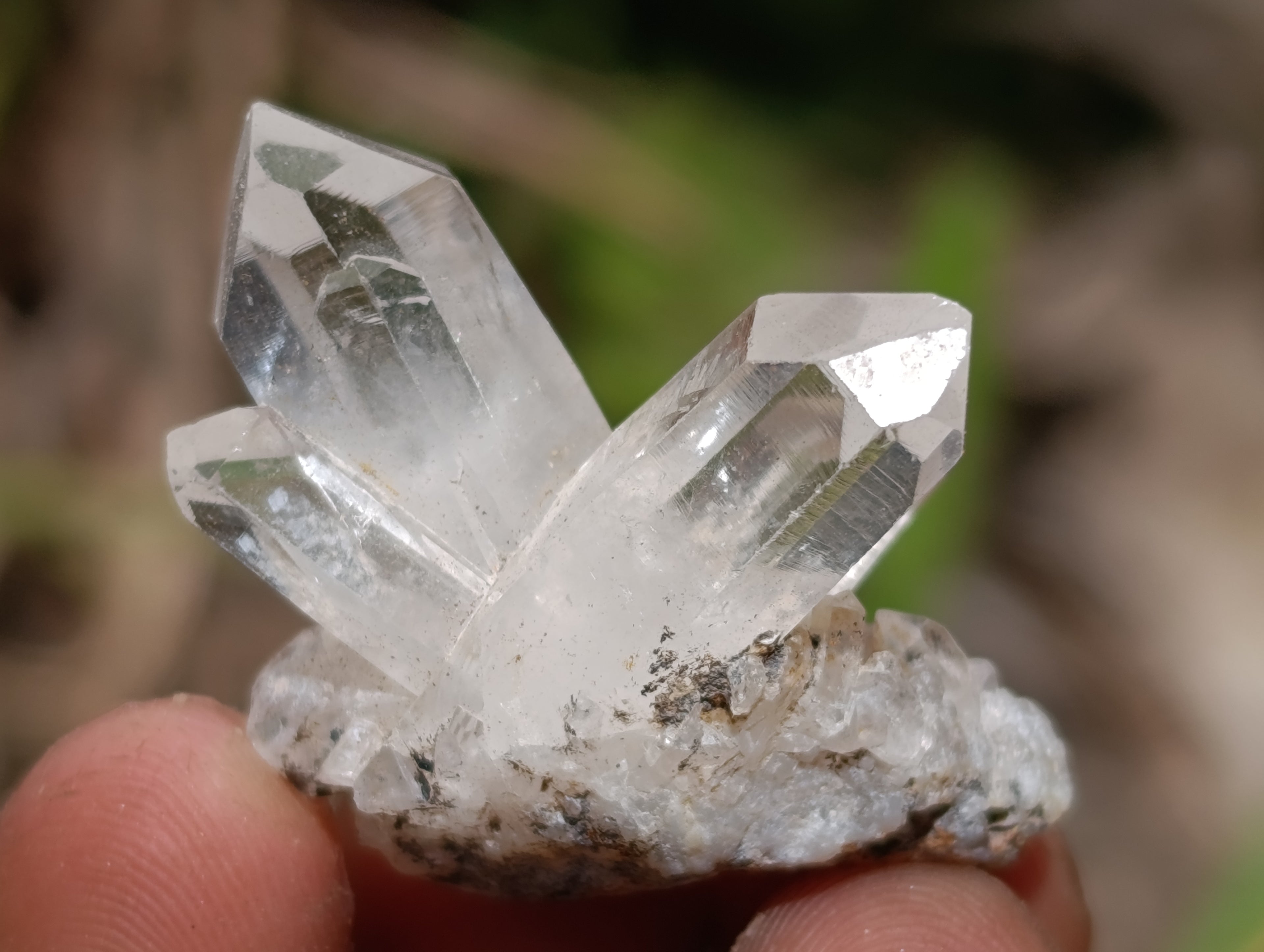 Natural Mix of Small Smokey Amethyst and Clear Quartz Crystals x 70 From Brandberg, Namibia - Toprock Gemstones and Minerals 