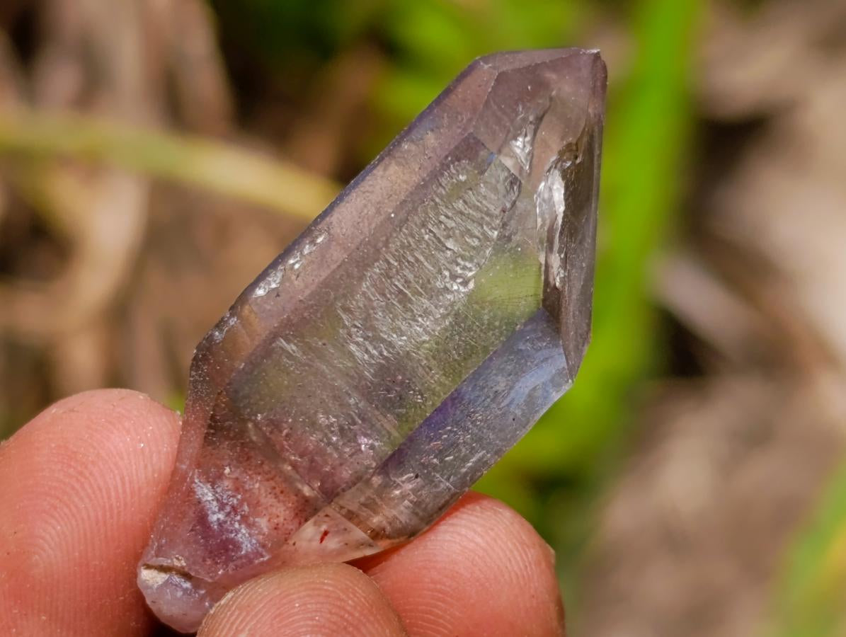 Natural Mix of Small Smokey Amethyst and Clear Quartz Crystals x 70 From Brandberg, Namibia - Toprock Gemstones and Minerals 