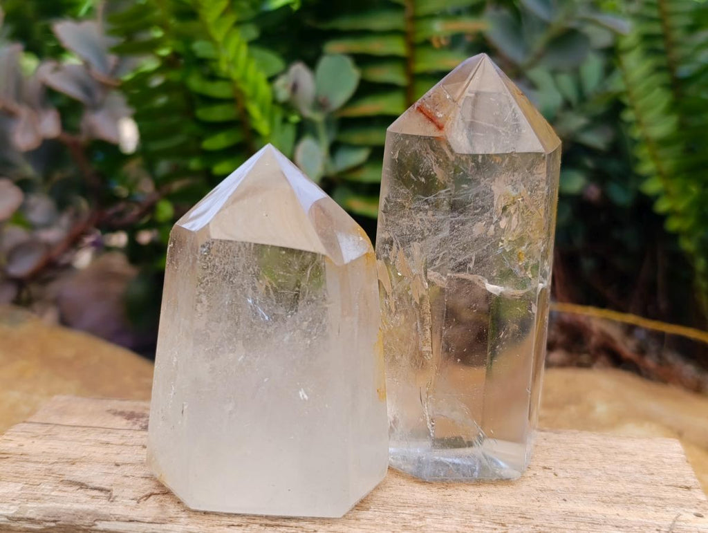 Polished Mixed Quartz Points x 12 From Madagascar - Toprock Gemstones and Minerals 