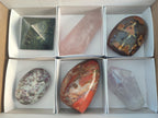 Polished Mixed Multi Mineral Pieces x 6 From Madagascar - Toprock Gemstones and Minerals 