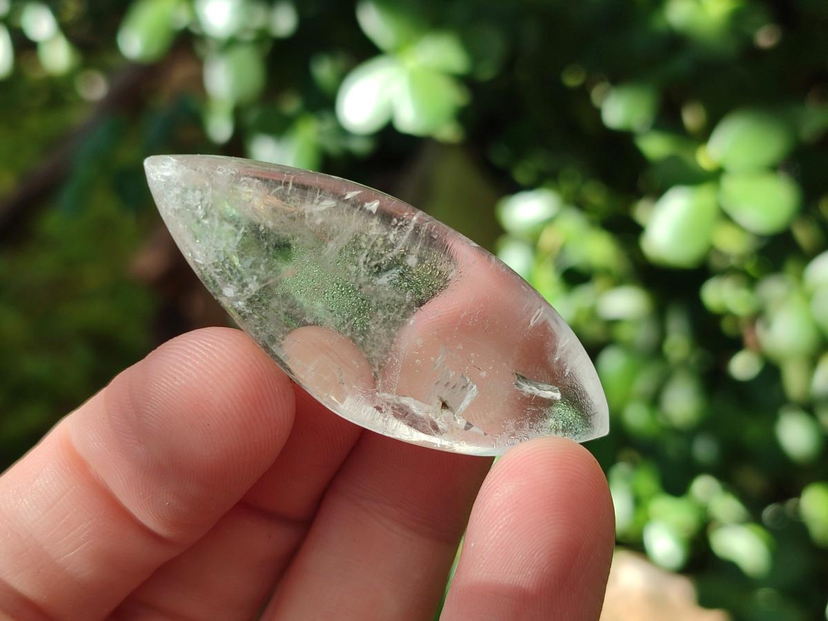 Polished Rock Crystal Quartz "Angel Tears" Free Forms x 35 From Madagascar - Toprock Gemstones and Minerals 