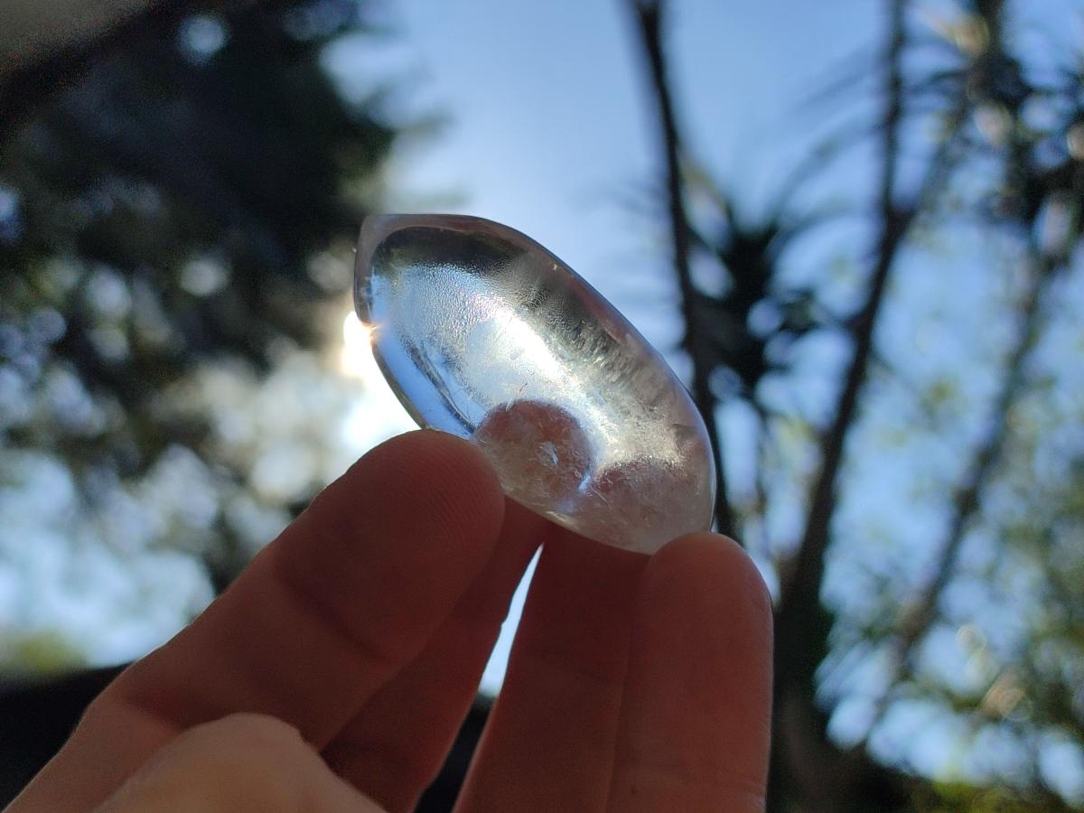 Polished Rock Crystal Quartz "Angel Tears" Free Forms x 35 From Madagascar - Toprock Gemstones and Minerals 