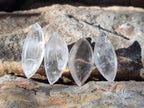 Polished Rock Crystal Quartz "Angel Tears" Free Forms x 35 From Madagascar - Toprock Gemstones and Minerals 