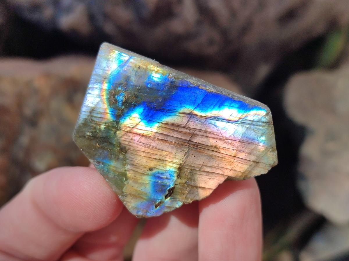 Polished Labradorite Slices x 35 From Madagascar - Toprock Gemstones and Minerals 