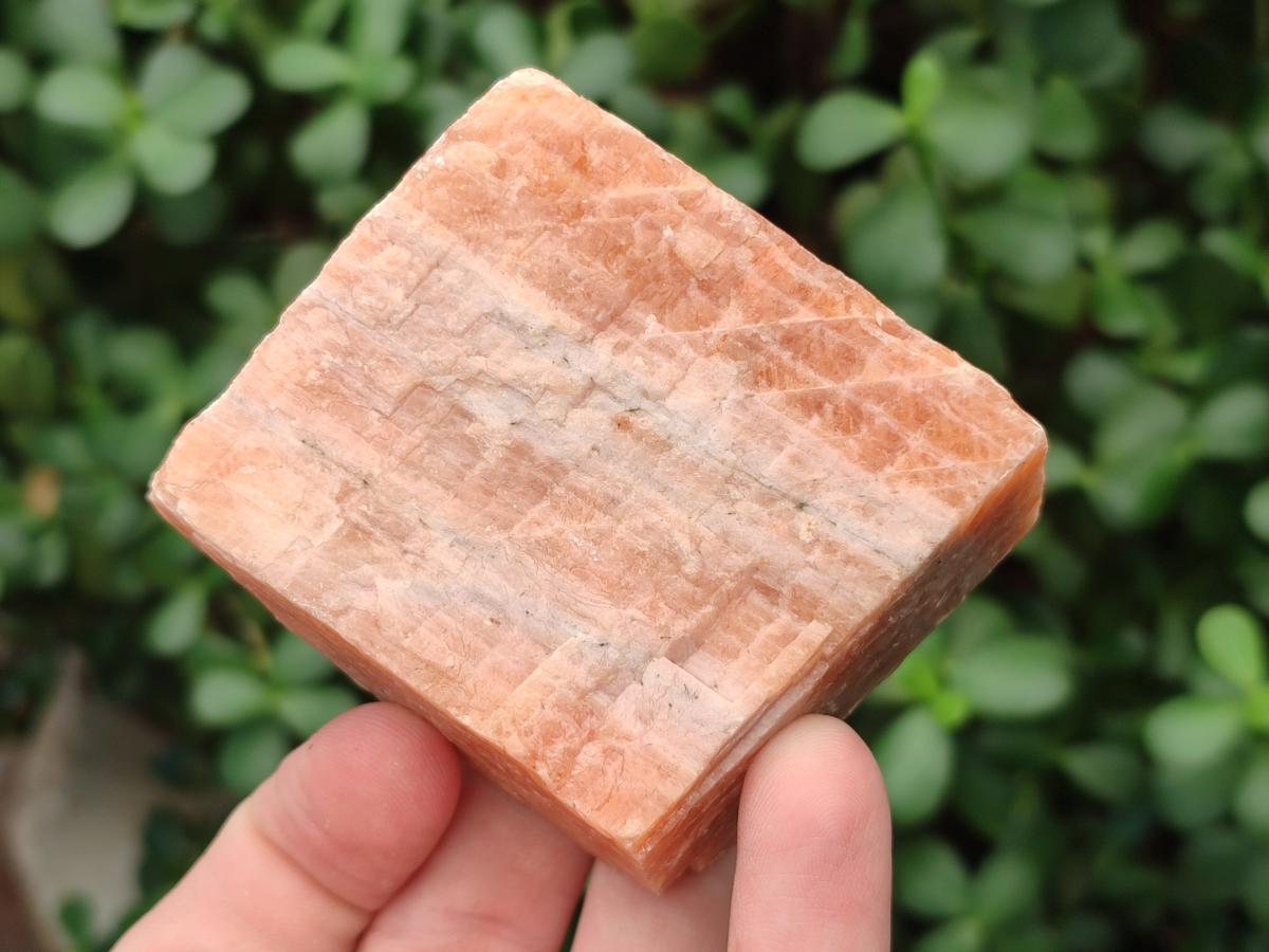 Natural Rhombohedral Sunset Orange Calcite Specimens x 12 From Spitzkop, Namibia - Toprock Gemstones and Minerals 
