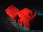 Natural Rhombohedral Sunset Orange Calcite Specimens x 12 From Spitzkop, Namibia - Toprock Gemstones and Minerals 