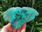 Polished One Side Shattuckite Slices x 6 From Kaokoveld, Namibia - Toprock Gemstones and Minerals 