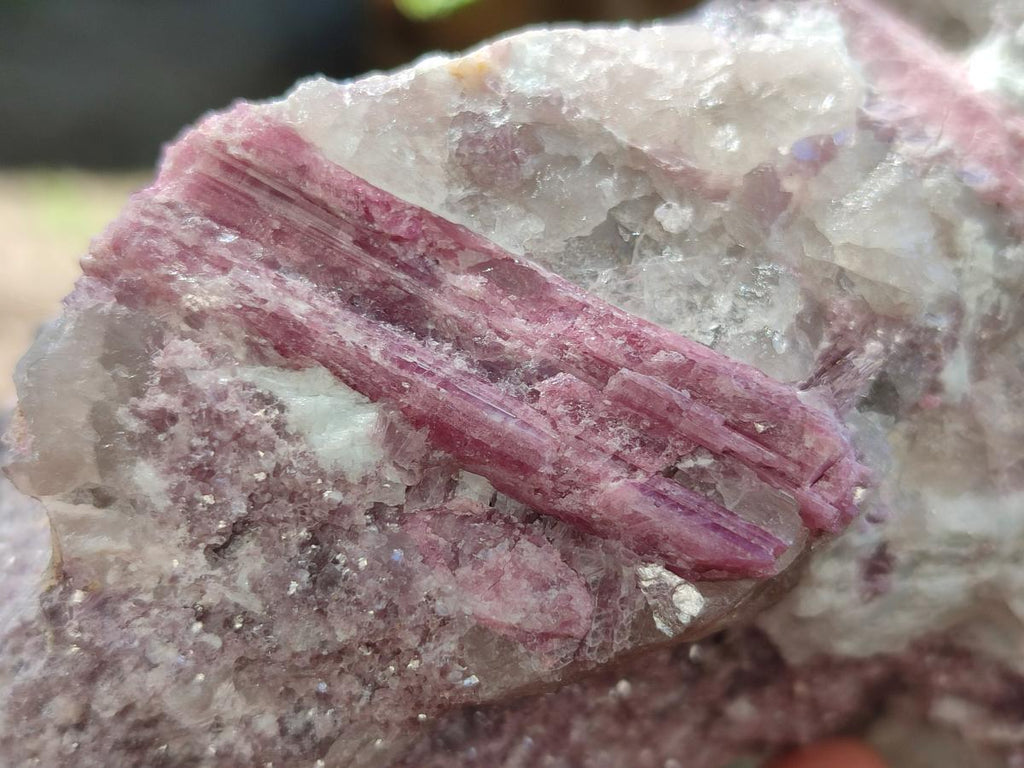 Natural Pink Rubellite Tourmaline Specimens x 3 From Karibib, Namibia - Toprock Gemstones and Minerals 