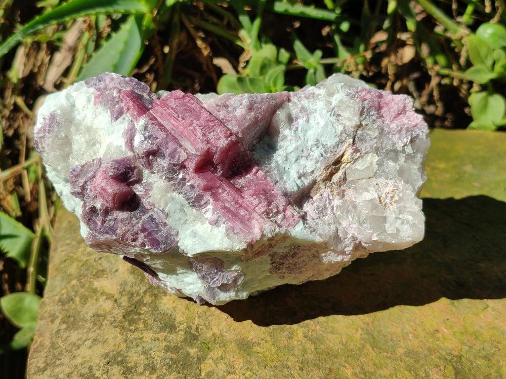 Natural Pink Rubellite Tourmaline Specimens x 3 From Karibib, Namibia - Toprock Gemstones and Minerals 