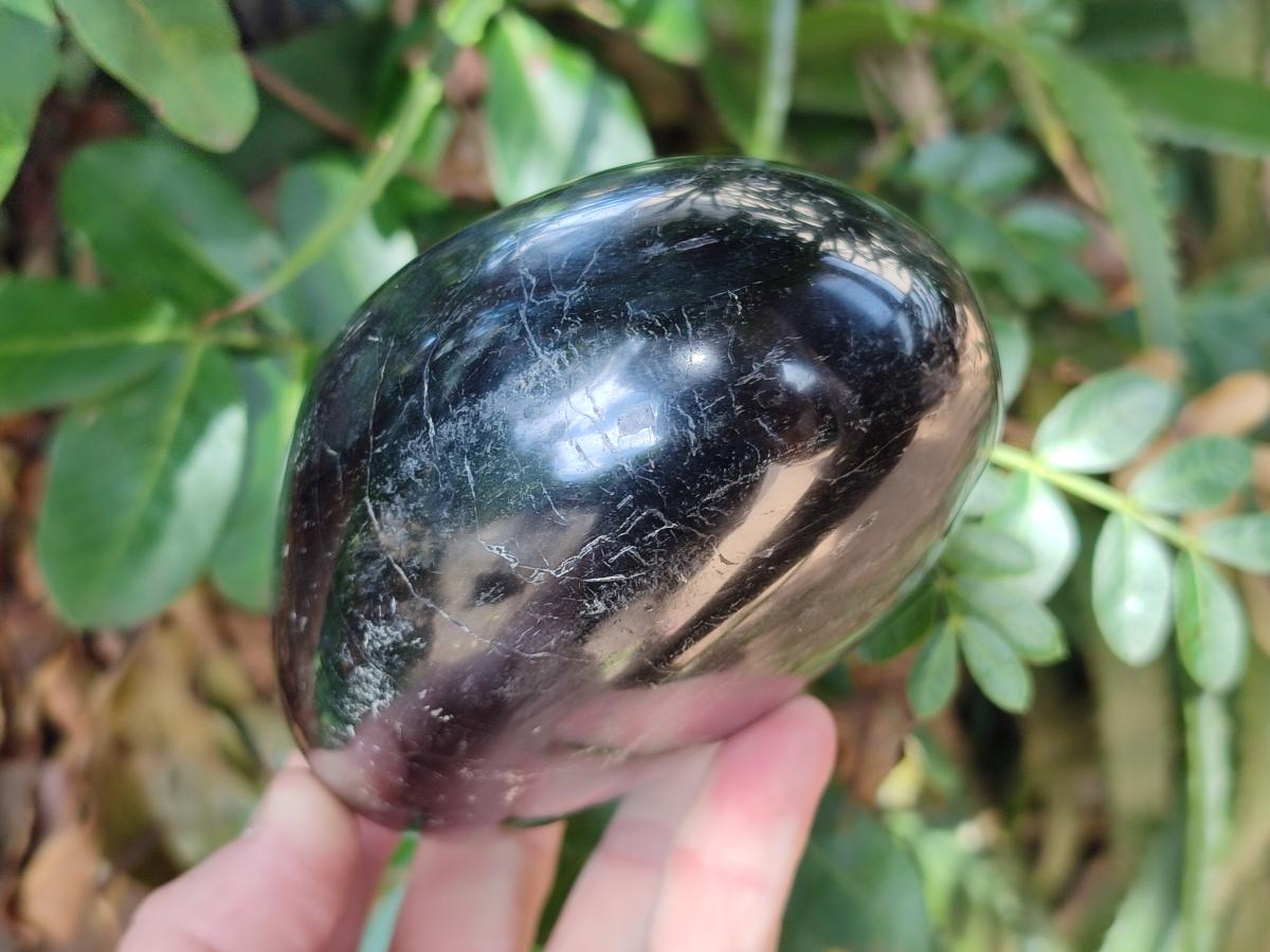 Polished Large Black Tourmaline Standing Free Form x 1 From Madagascar - Toprock Gemstones and Minerals 