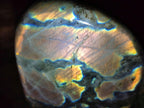 Polished Rare Purple Sunset Flash Labradorite Standing Display Pieces x 2 From Madagascar - Toprock Gemstones and Minerals 