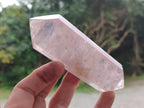 Polished Double Terminated Gemmy Rose Quartz Crystals x 6 From Madagascar - Toprock Gemstones and Minerals 