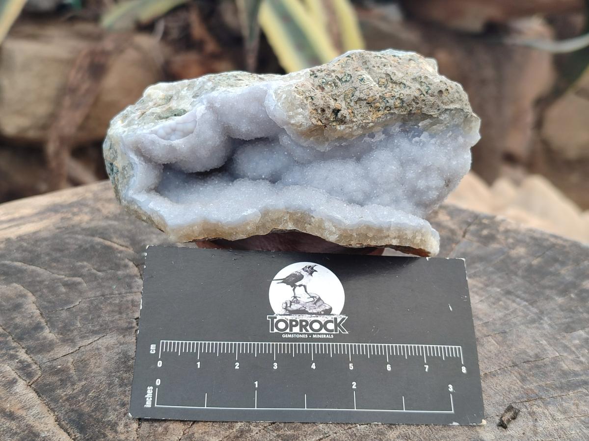Natural Blue Lace Agate Geode Specimens x 12 From Nsanje, Malawi - Toprock Gemstones and Minerals 