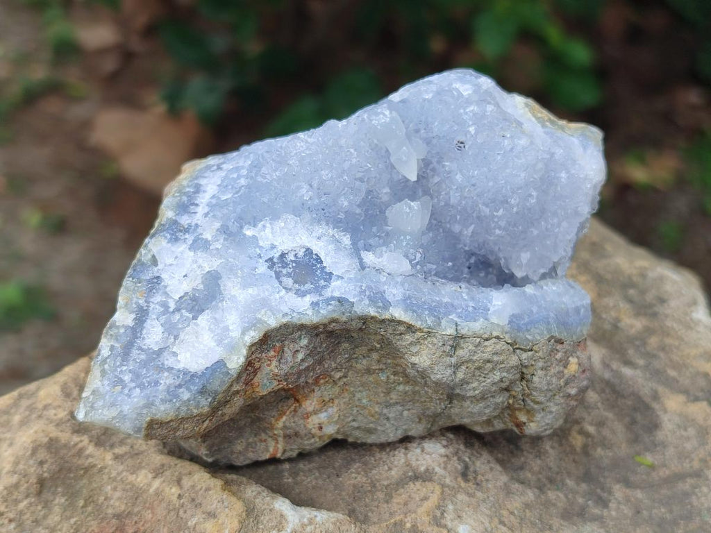 Natural Blue Lace Agate Geode Specimens x 12 From Nsanje, Malawi - Toprock Gemstones and Minerals 