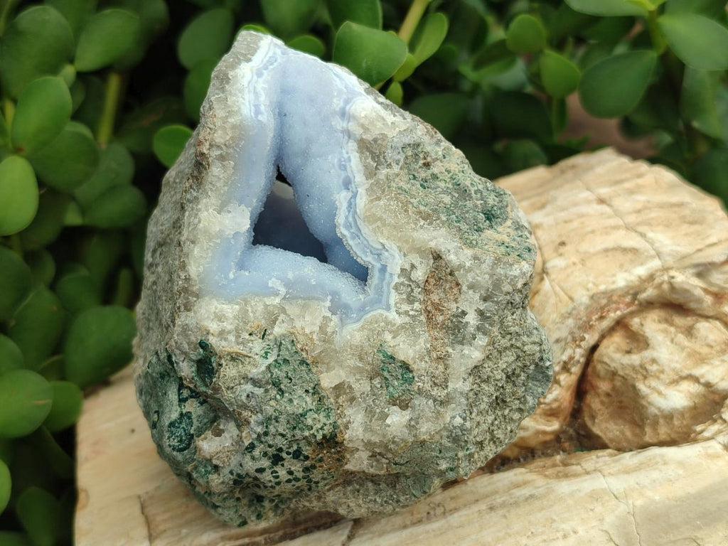 Natural Blue Lace Agate Geode Specimens x 12 From Nsanje, Malawi - Toprock Gemstones and Minerals 
