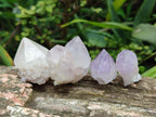 Natural Mix of Spirit Amethyst and Clear Spirit Quartz Single Crystals x 63 From Boekenhouthoek, South Africa - Toprock Gemstones and Minerals 
