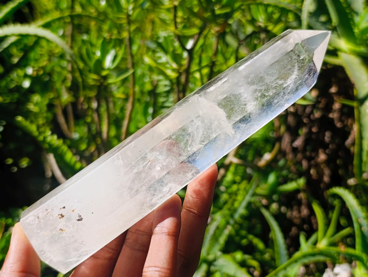 Polished Clear Quartz Display Crystals x 4 From Madagascar - Toprock Gemstones and Minerals 