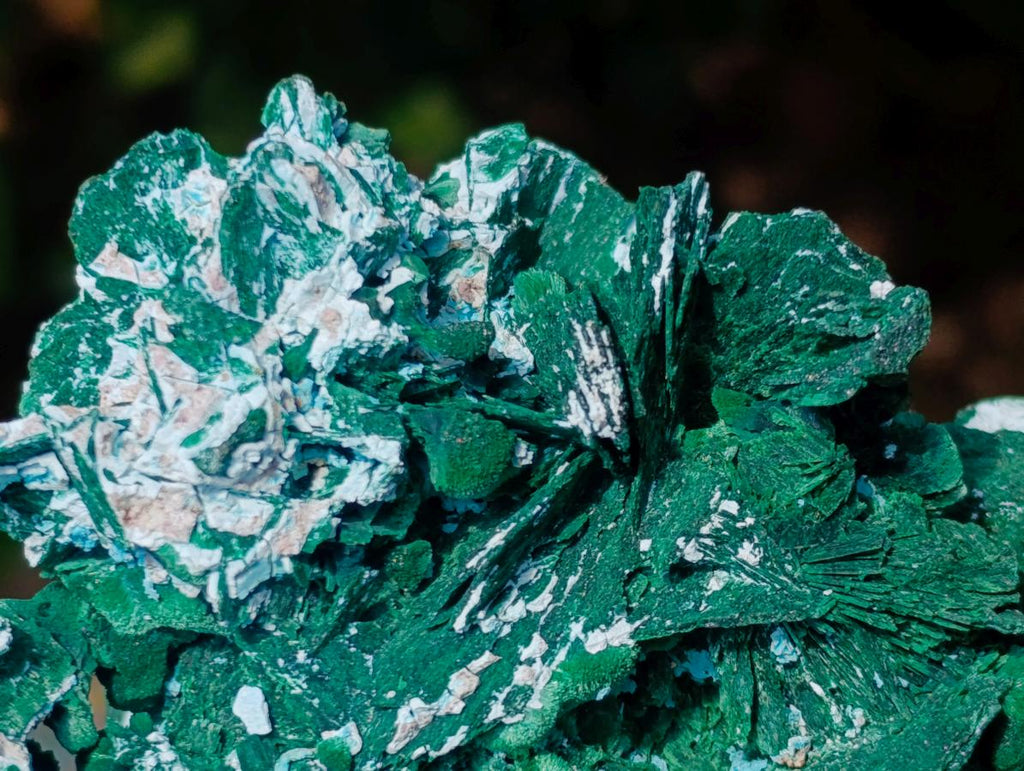 Natural Large Cabinet Rare Malachite Pseudomorph Specimen with Associated x 1 From Kolwezi, Congo - Toprock Gemstones and Minerals 