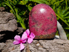 Polished Large Rhodonite Standing Display Piece x 1 From Ambindavato, Madagascar - Toprock Gemstones and Minerals 