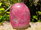 Polished Large Rhodonite Standing Display Piece x 1 From Ambindavato, Madagascar - Toprock Gemstones and Minerals 