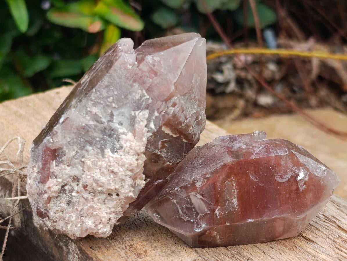 Natural Red Hematoid Quartz Crystals x 35 From Karoi, Zimbabwe - Toprock Gemstones and Minerals 