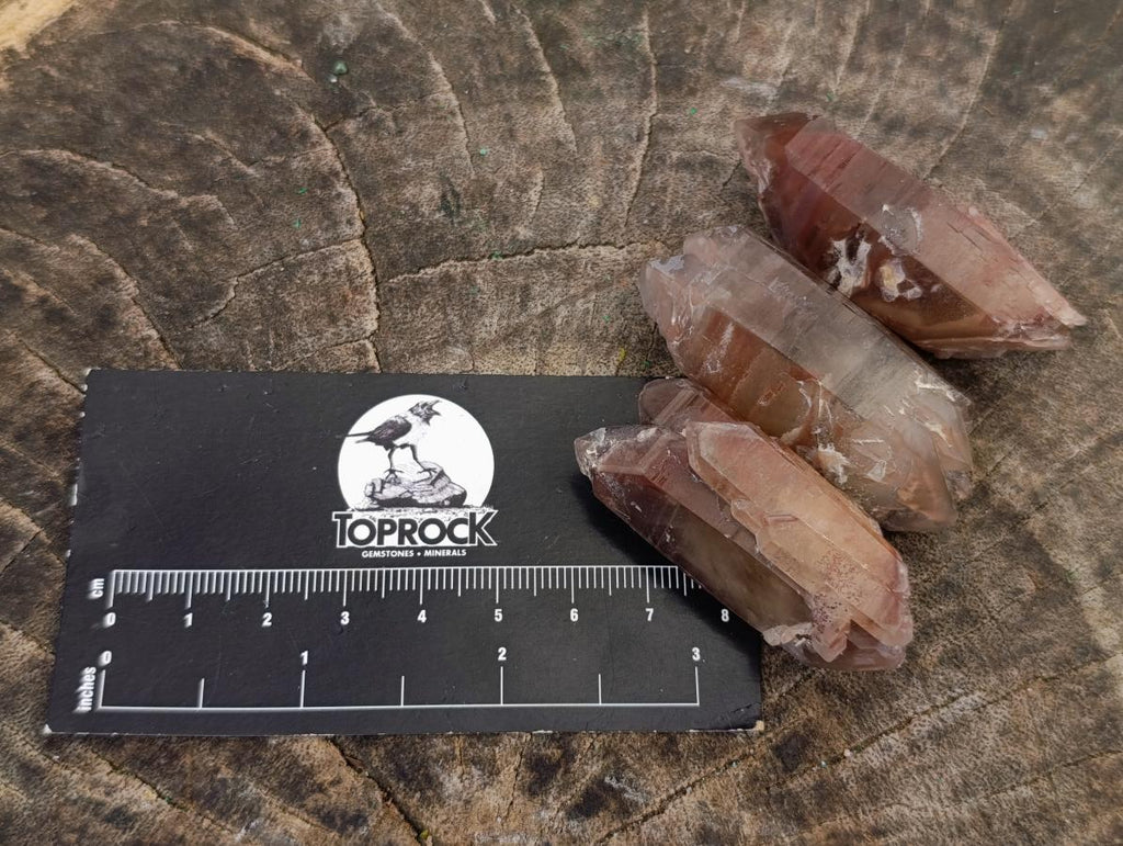 Natural Red Hematoid Quartz Crystals x 35 From Karoi, Zimbabwe - Toprock Gemstones and Minerals 
