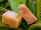 Natural Rhombohedral Sunset Orange Calcite Specimens x 39 From Spitzkop, Namibia - Toprock Gemstones and Minerals 