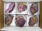 Natural Metallic Cobbed Purpurite Specimens x 6 From Erongo, Namibia - Toprock Gemstones and Minerals 