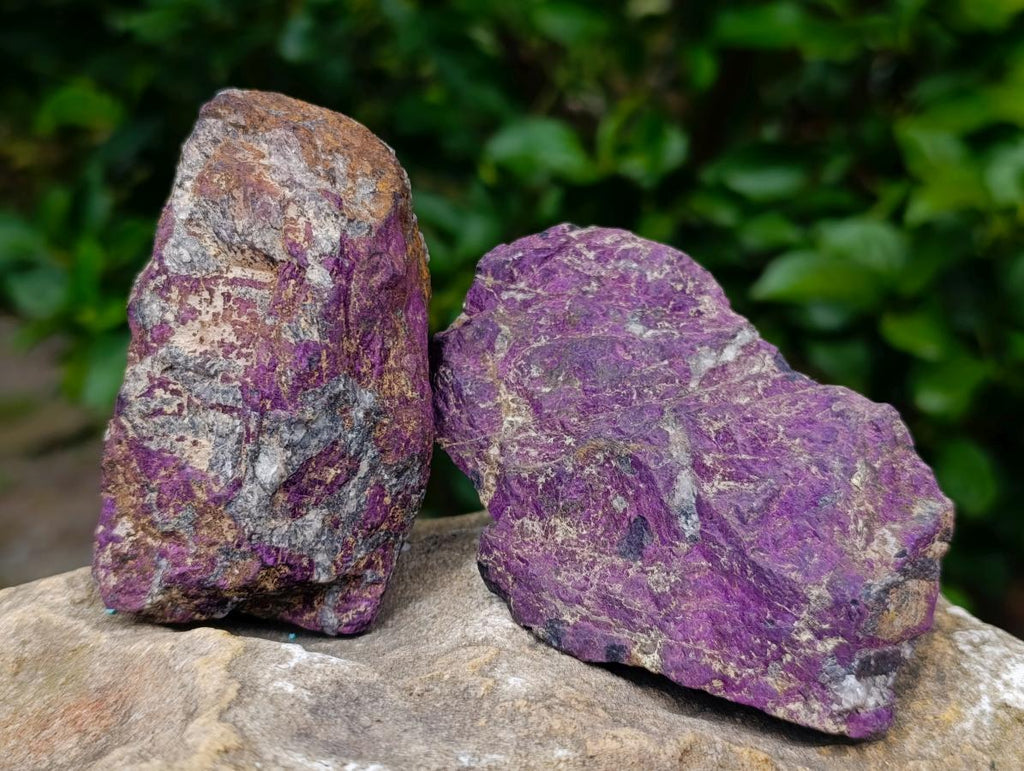 Natural Metallic Cobbed Purpurite Specimens x 6 From Erongo, Namibia ...