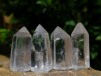 Polished Small Clear Quartz Display Crystals x 20 From Madagascar - Toprock Gemstones and Minerals 