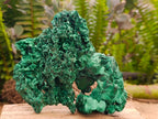 Natural Silky Malachite Specimens x 6 From Kasompe, Congo - Toprock Gemstones and Minerals 