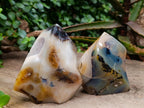 Polished Banded Agate Flames x 6 From Madagascar - Toprock Gemstones and Minerals 