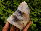 Polished Banded Agate Flames x 6 From Madagascar - Toprock Gemstones and Minerals 