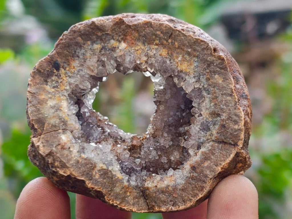 Natural Small Agate Amethyst Geodes x 12 From Zululand, South Africa - Toprock Gemstones and Minerals 