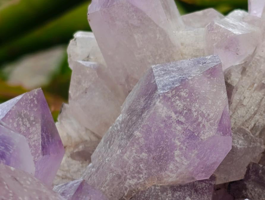 Natural Jacaranda Amethyst Crystal Clusters x 2 From Mumbwa, Zambia - Toprock Gemstones and Minerals 