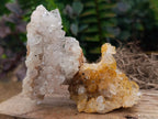 Natural Golden Limonite Quartz Clusters with Goethite x 28 From Solwezi, Zambia - Toprock Gemstones and Minerals 