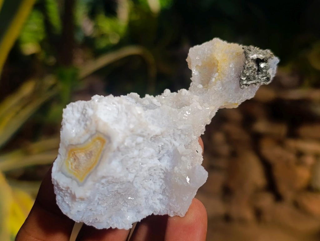 Natural Etched Blue Chalcedony Geodes x 12 From Nsanje, Malawi - Toprock Gemstones and Minerals 