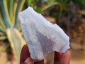 Natural Etched Blue Chalcedony Geodes x 12 From Nsanje, Malawi - Toprock Gemstones and Minerals 