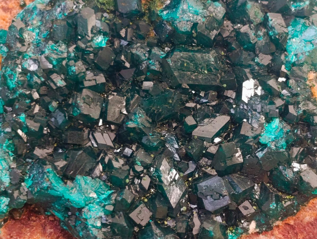 Natural Large Cabinet Dioptase on Dolomite Specimen x 1 From Likasi, Congo - Toprock Gemstones and Minerals 