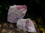 Natural Pink Rubellite Tourmaline Specimens x 6 From Karibib, Namibia - Toprock Gemstones and Minerals 